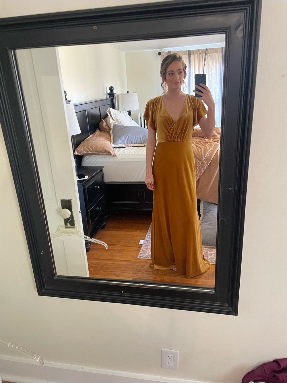 BHLDN *LIKE NEW* Jenny Yoo Ellis Velvet Dress - Picture 11 of 11